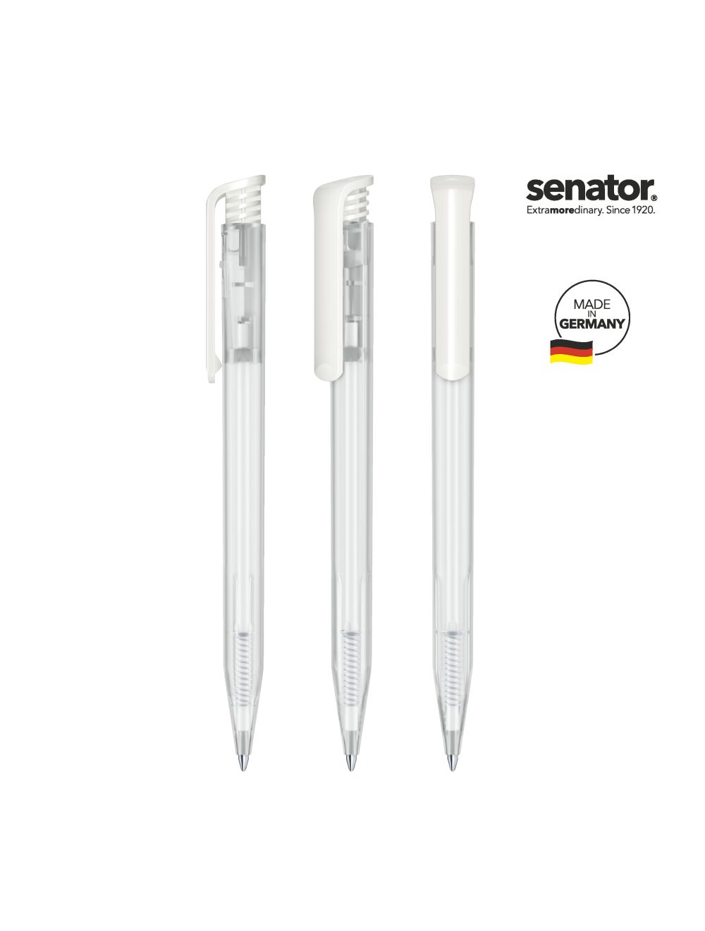 Kugelschreiber senator® Super Hit Polished bedruckt mit Ihrer Werbung